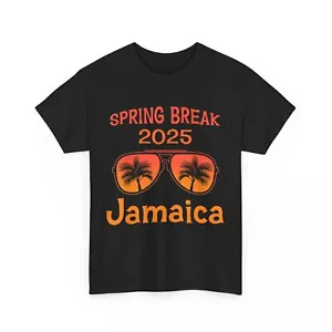 Jamaica Shirt, Spring Break 2025 Beach Lovers Palm Trees Vacation T-shirt - Picture 1 of 10