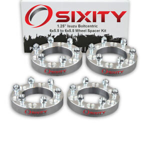 4pc 1.25" Wheel Spacers for Isuzu Rodeo Trooper Truck Adapters Lugs 6x5.5 gt