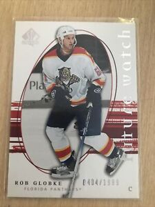 2005-06 SP AUTHENTIC Rob Globke FUTURE WATCH #262 PANTHERS ROOKIE 404/1999