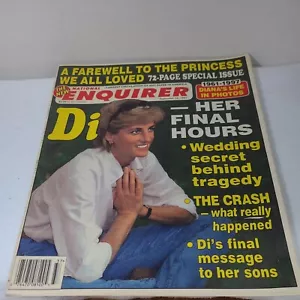 INCHIESTA NAZIONALE Principessa Diana le sue ultime ore 16/09 1997 - Foto 1 di 1