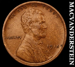 Centavo Lincoln Wheat 1915 - escaso extra fino semillave mejor fecha #F6691 - Imagen 1 de 2