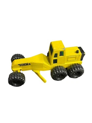 1994 Tonka Motor Road Grader Yellow Construction Die Cast  - Image 1 of 4