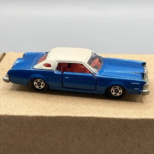 Vintage 1976 Tomy Tomica No. F4 Blue Ford/Lincoln Continental Mark IV - RARE - Picture 1 of 11