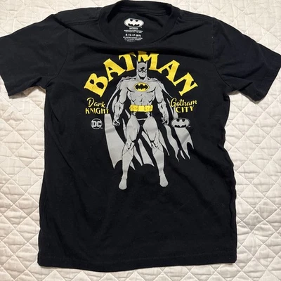 Batman Boy's T-Shirt Black Size Small 6/7 - Image 1 of 4