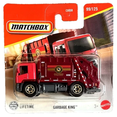 Matchbox Garbage King LKW Müllwagen 99/125 2025 1:64 Modellauto Spielzeug Truck - Bild 1 von 4
