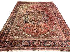 Handgeknüpfter Orientteppich Heriz Art Deco 340x240 cm rug carpet - Bild 1 von 23