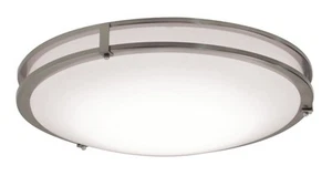 AFX CAF121200L5AJD1 Carlisle 12"W LED Flush Mount Bowl Ceiling - White - Picture 1 of 2