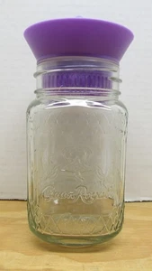 Crown Royal Glass Citrus Juicer: Manual Press Orange/Lemon Squeezer & Jar (824) - Picture 1 of 10