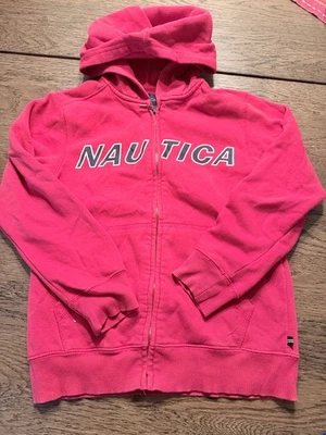 Sudadera con Capucha Nautica Boys Roja Cremallera Completa Talla M (10/12) Foto 1 de 3