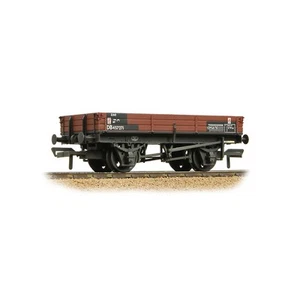 Bachmann 37-943A OO Gauge 3 Plank Wagon BR Departmental Bauxite Weathered DB4572 - Picture 1 of 1
