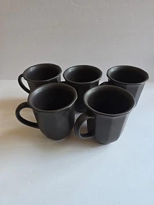 (5) Tazas de café/té PFALTZGRAFF Heritage marrón/gris Foto 1 de 4
