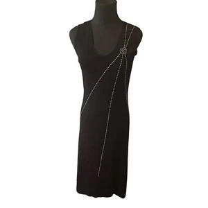 Max Studio black and white exposed stiching dress size S - Picture 1 of 7