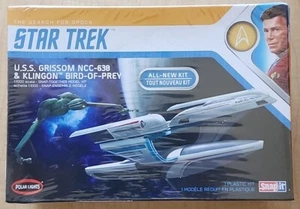 Polar Lights Star Trek: USS Grissom and Klingnon BoP 1:1000 Scale Snap Model Kit - Picture 1 of 4