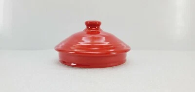 FIESTA medium CANISTER CROCK lid ONLY scarlet red NEW