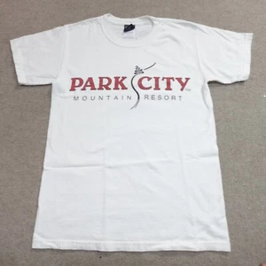 Vintage Park City Shirt Small White Mountain Resort - Picture 1 of 5