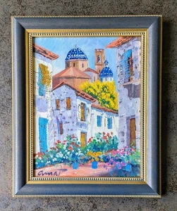 Altea Gemälde in Öl Impressionismus mit Rahmen - Bild 1 von 9