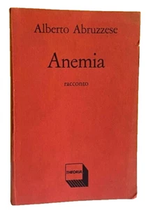 ALBERTO ABRUZZESE ANEMIA EDITIONS THEORIA 1984 - Bild 1 von 10