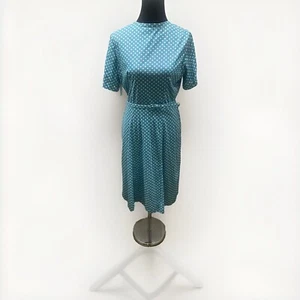 Vintage Shelton Stroller 18 1/2 Polka Dot Light Blue & White 50’s Dress w/Jacket - Picture 1 of 3