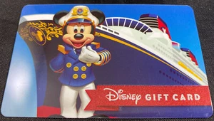 Tarjeta de regalo de Disney Cruise Line Cruiseline Ship Mickey y Minnie Mouse Bon Voyage - Imagen 1 de 2