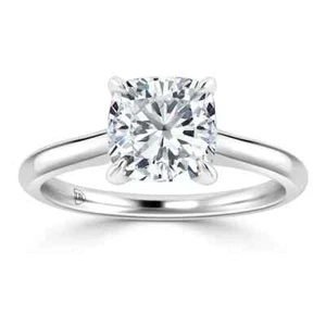 Diamond Engagement Ring 14K White Gold 2 Carat G VS2 Lab Created Lab Grown IGI - Picture 1 of 2