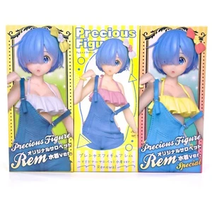 Re:Zero Starting Life in Another World Rem Overalls Swim suits Figure Set of 3 - Picture 1 of 9
