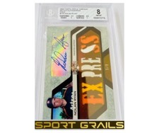 2008 Topps Triple Threads Nolan Ryan GOLD Relic Autographs BGC 8/9. Rare Asset