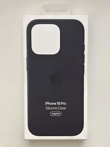 Apple Silicone Case with MagSafe for iPhone 16 Pro - Black - Picture 1 of 4