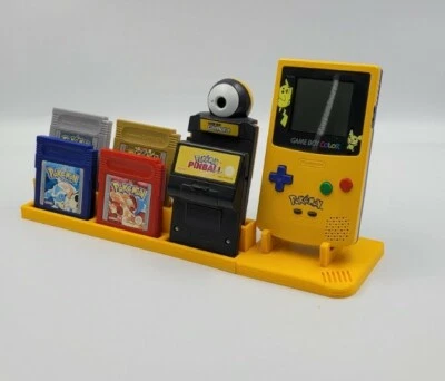 Display Stand For Gameboy Games And Console Pokemon 3d Printed Display Stand