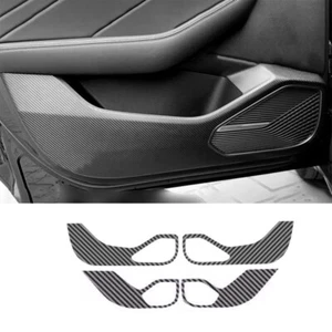 Calcomanía Fibra de Carbono Puerta Anti Kick Panel Cubierta Moldura Para Hyundai Tucson 2022-2025 - Imagen 1 de 7