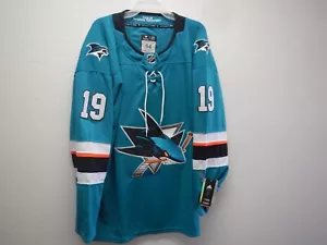 JOE THORNTON # 19 San Jose Sharks GREEN FANATICS JERSEY Size 2XL ( 54 ) - Picture 1 of 4