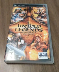 Untold Legends: Brotherhood of the Blade (Sony PSP, 2005) Complete w/ Manual - Picture 1 of 3