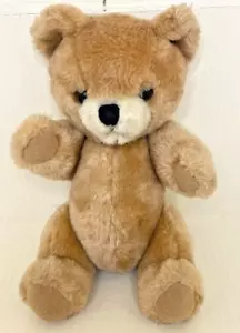 Vintage California Stofftiere hellbraun 12 Zoll Teddybär mit Gelenken Plüsch - Bild 1 von 6