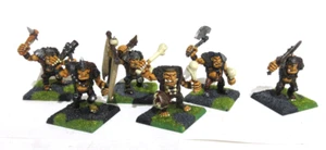 Warhammer AOS Chaos Metal Painted Golgfag's Mercenary Ogres (5+1) - Picture 1 of 6