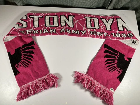 Houston Texas Dynamo Pink Texian Army Est 1836 Soft Winter Scarf Neck Blanket Cover