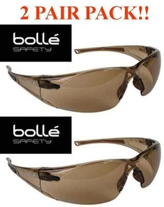 Bolle Rush Safety Glasses Twilight Lens Anti-Fog Lens (TWO PAIR PACK) - 2 Pair - Picture 1 of 1
