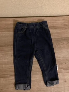 Disney Baby Leggings dunkelblau Jeansoptik 3-6 Monate Hose Gummibund Baumwolle - Bild 1 von 3