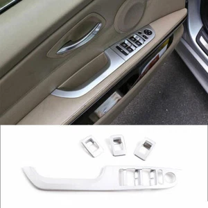 For BMW 3-Series E90 2005-2012 Silver Glass Window Lifting Panel Decoration 4PCS - Picture 1 of 8