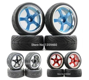 Neumáticos de rueda de coche de radiocontrol de carretera 1/10 4 mm desplazados para Kyosho Pureten Fazer Traxxas 4tec - Imagen 1 de 13