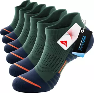 anti Blister Ankle Socks for Men Women Low Cut Athletic Running Socks 3 Pairs - Picture 1 of 12