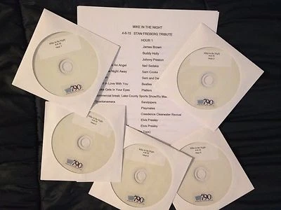 RADIO SHOW: MIKE AT NIGHT 5/18/15 THEMES: STAN FREBERG/ELVIS/DOO WOP 5 HR 5 CDs  Foto 1 de 4