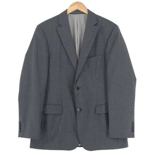 Hugo Boss Grey Virgin Wool Suit Blazer Jacket Ww3 Size EU 50 UK/US 40 - Picture 1 of 8