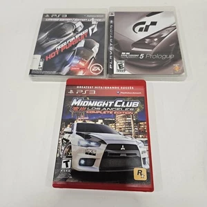 GranTurismo 5 - NFS Hot Pursuit - Midnight Club Los Angeles - Sony Playstation 3 - Bild 1 von 2