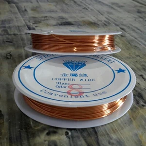 Jewelry Wire, Sandy Brown, 20 Gauge,0.8mm, 3 mtr, Nickel Free,  Free postage Oz - Picture 1 of 1