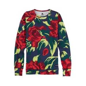 Burton - Womens Midweight Base Layer Crew - Hibiscus SALE - Picture 1 of 4