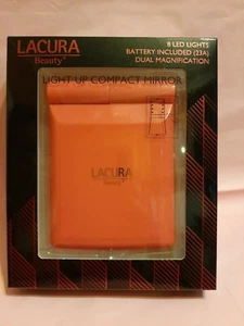 Lacura Beauty Light Up LED Compact Mirror NEW - Picture 1 of 2