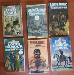 Asst Sackett Novels by Louis L'Amour-Paperback, Not all Titles Shown, Choice! - Imagen 1 de 50
