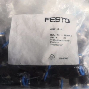 10 pezzi nuovo QSY-8-6 153154 connettore trachea UN ANNO DI GARANZIA #A6-36~ - Foto 1 di 4