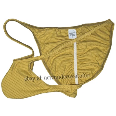 Calzoncillos de bikini transpirables para hombre ropa interior de cuerda espalda acanalada pantalones cortos bolsa bragas Foto 1 de 4