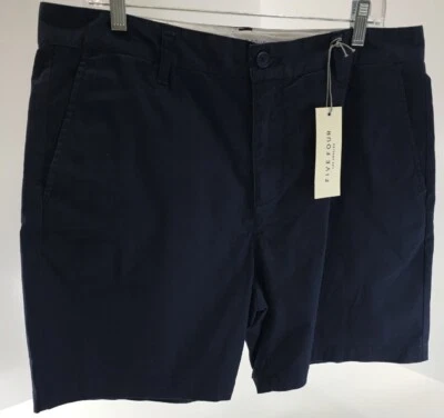 Pantalones Cortos Five Four Para Hombres Theodoro Modernos Color Azul Marino Talla 34 Nuevos con Etiquetas # Foto 1 de 4
