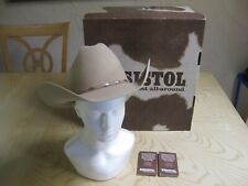 RESISTOL GEORGE STRAIT 4X BEAVER SIZE 7 SELF CONFORMNG COWBOY HAT ORIGINAL BOX